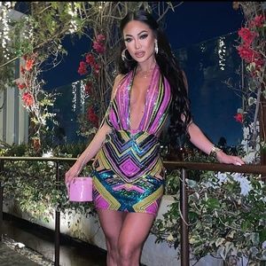 All Types Sequins Mini Dress Fashion Nova